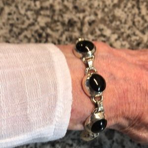 Sterling silver bracelet.